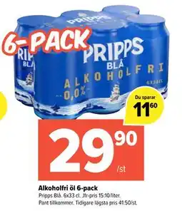 Coop Extra Alkoholfri öl 6-pack erbjuda