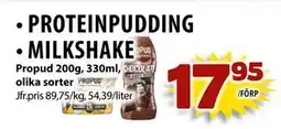 Matvärlden Tensta PROTEINPUDDING • MILKSHAKE erbjuda