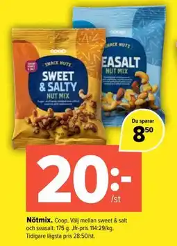 Coop Extra Nötmix erbjuda