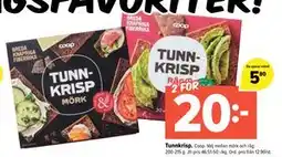 Coop Extra Tunnkrisp erbjuda