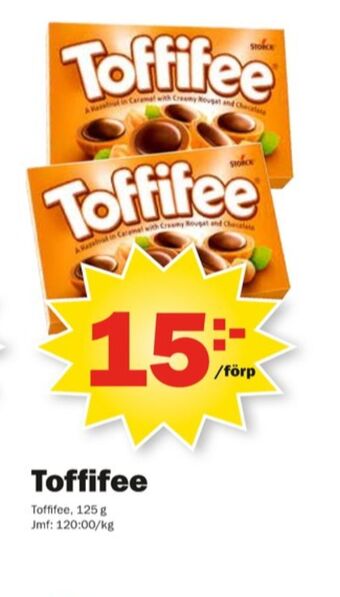 Pekås Toffifee Chokladask erbjuda