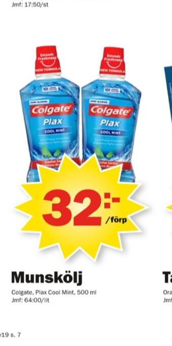 Pekås Colgate Munskölj erbjuda