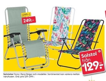 Rusta Solstol erbjuda