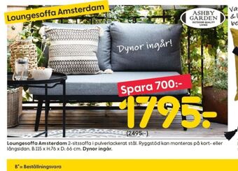 Rusta Ashby Garden Utesoffor erbjuda