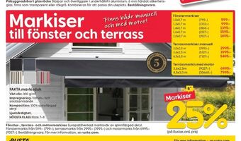 Rusta Markiser erbjuda