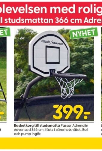 Rusta Adrenalin Studsmatta tillbehör erbjuda
