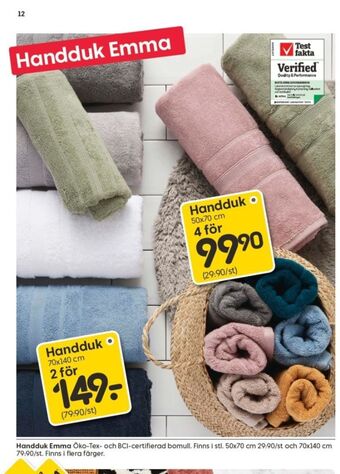 Rusta Handduk erbjuda