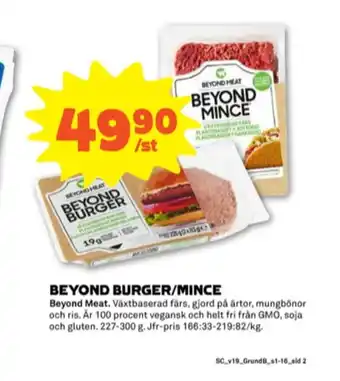 Stora Coop Beyond Meat Vegofärs erbjuda