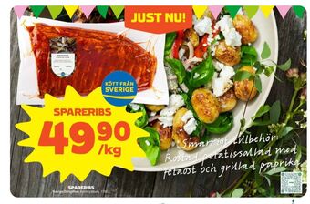 Stora Coop Dalsjöfors Spareribs erbjuda