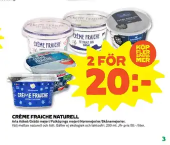 Stora Coop Arla Köket Crème fraiche erbjuda