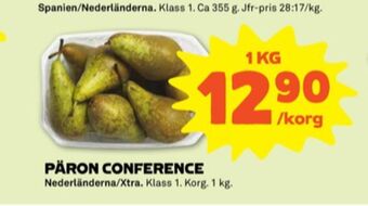 Stora Coop X-tra Päron erbjuda
