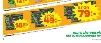 Stora Coop Coop Grönsaker erbjuda