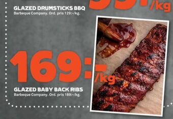 Stora Coop Barbeque Company Spareribs erbjuda