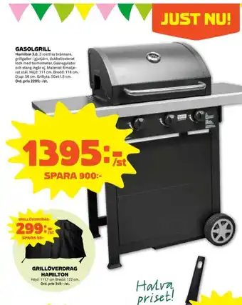 Stora Coop Hamilton Beach Gasolgrill erbjuda