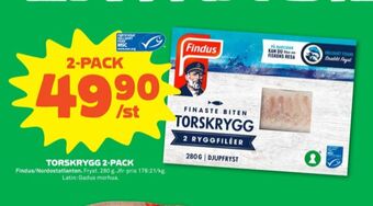 Stora Coop Findus Torskfilé erbjuda