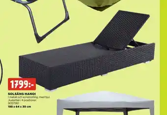 Jem&Fix Solsäng erbjuda