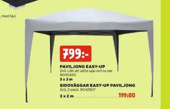 Jem&Fix Paviljong tillbehör erbjuda