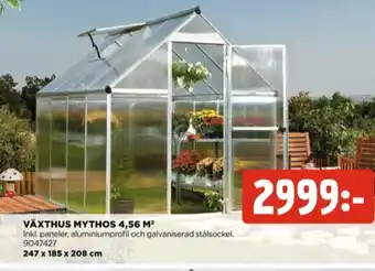 Jem&Fix Växthus erbjuda