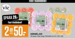 ÖoB Värmeljus erbjuda