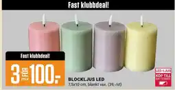 ÖoB BLOCKLJUS LED erbjuda