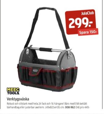 Jula Meec Tools Verktygslåda erbjuda