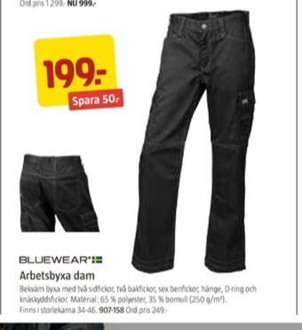 Jula Bluewear Arbetsbyxor erbjuda