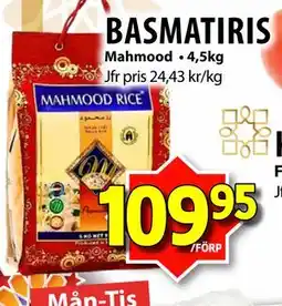 Matvärlden Tensta BASMATIRIS erbjuda