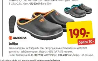 Gardena Träskor