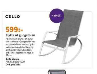 Cello Utestol
