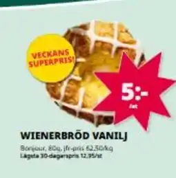 Tempo Wienerbröd vanilj erbjuda