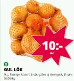 Tempo Gul lök erbjuda