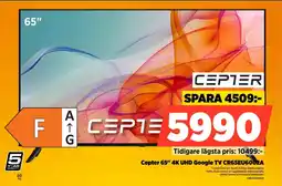 Power Cepter cepter 65" 4k uhd google tv cr65eu6002a erbjuda