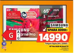 Power Samsung 65" neo qled 4k smart tv erbjuda