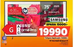 Power Samsung 75" neo qled 4k smart tv erbjuda
