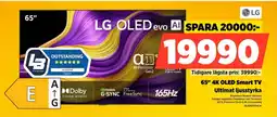 Power Lg 65" 4k oled smart tv ultimat ljusstyrka erbjuda