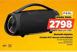 Power Feel bluetooth-högtalare utmärkt ipx7-klassad vattentålighet erbjuda