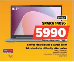 Power Lenovo ideapad slim 3 bärbar dator sekretesslucka håller dig säker online erbjuda