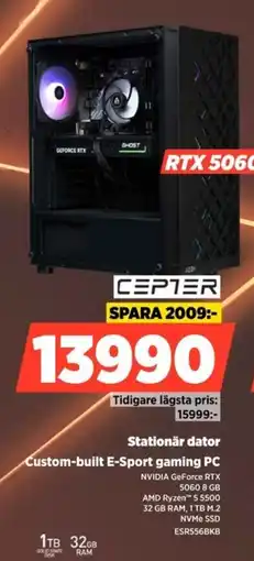Power Cepter stationär dator custom-built e-sport gaming pc erbjuda