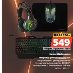 Power Gamingtillbehörspaket Mångsidigt gamingtillbehörspaket erbjuda