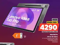 Power Lenovo IdeaTab Pro 144 Hz 3K-skärm erbjuda