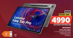 Power Lenovo IdeaTab Pro 144 Hz 3K-skärm erbjuda