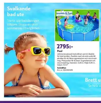 K-rauta Swim & Fun Pool erbjuda