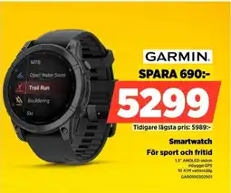 Power Garmin smartwatch för sport och fritid erbjuda