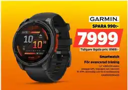 Power GARMIN Smartwatch För avancerad träning erbjuda