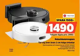 Power Robotdammsugare Tar sig över även 2 cm höga trösklar erbjuda