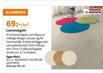 K-rauta Egger Laminatgolv erbjuda