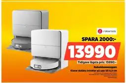 Power Robotdammsugare Klarar dubbla trösklar på upp till erbjuda