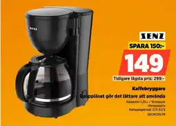 Power Kaffebryggare Dropplåset gör det lättare att använda erbjuda