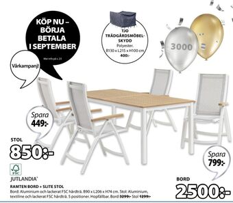 JYSK Jutlandia Utestol erbjuda