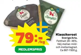 Stora Coop Klassikerost erbjuda
